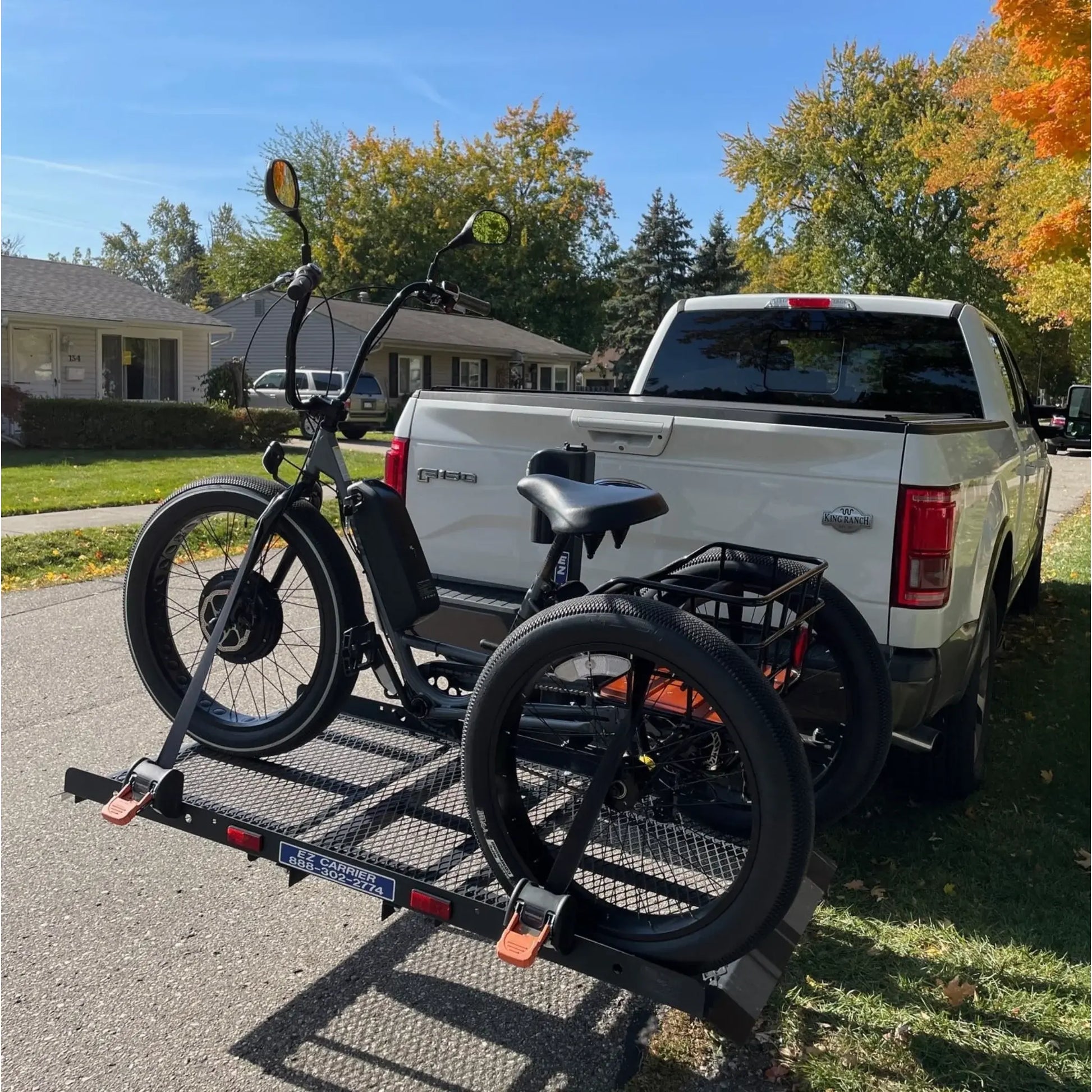 EZ Carrier Assisted Automatic Fold Up Vehicle Lift - EZCLA