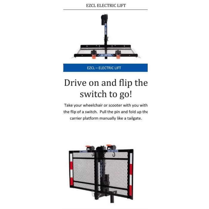 EZ-Carrier Electric Vehicle Lift for Wheelchairs & Scooters - EZCL