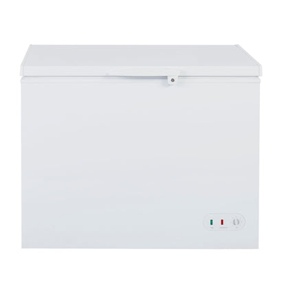 Maxx Cold Chest Freezer with Solid Top, 40.6"W, 49.6 cu. ft. Storage Capacity, Locking Lid, Garage Ready, in White - MXSH9.6SHC