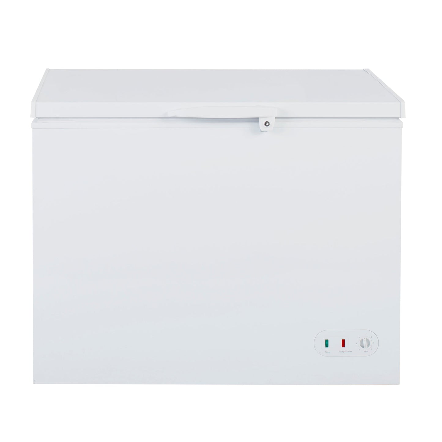 Maxx Cold Chest Freezer with Solid Top, 40.6"W, 49.6 cu. ft. Storage Capacity, Locking Lid, Garage Ready, in White - MXSH9.6SHC