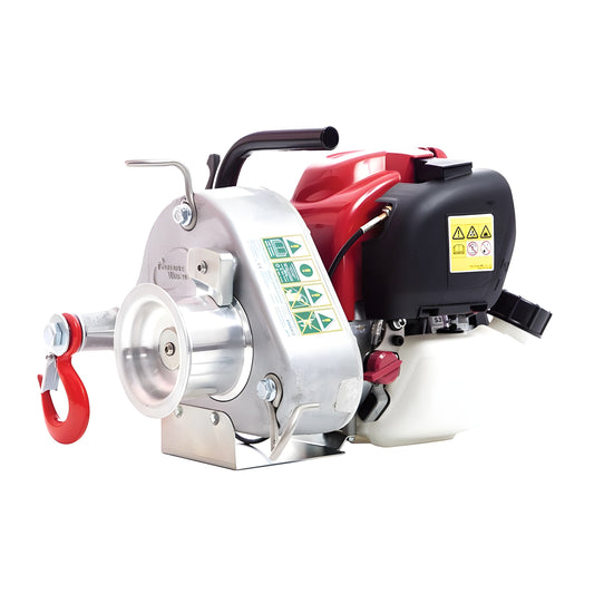 Portable Winch PCW3000 PRO Series Gas-Powered Pulling Winch, Honda GX35 - PW, PCW3000