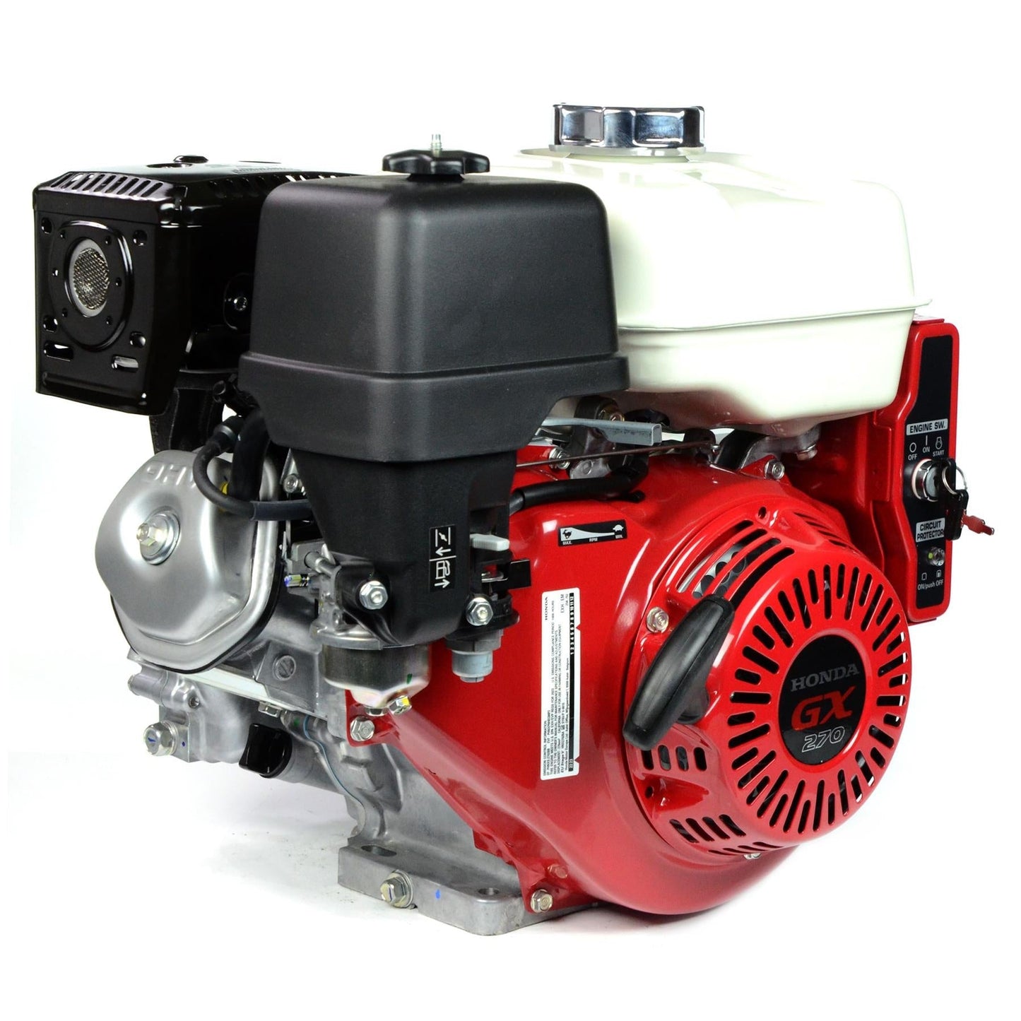 Honda Horizontal Engine with 2:1 Gear Reduction and Electric Start - HDA,GX270-RHE4