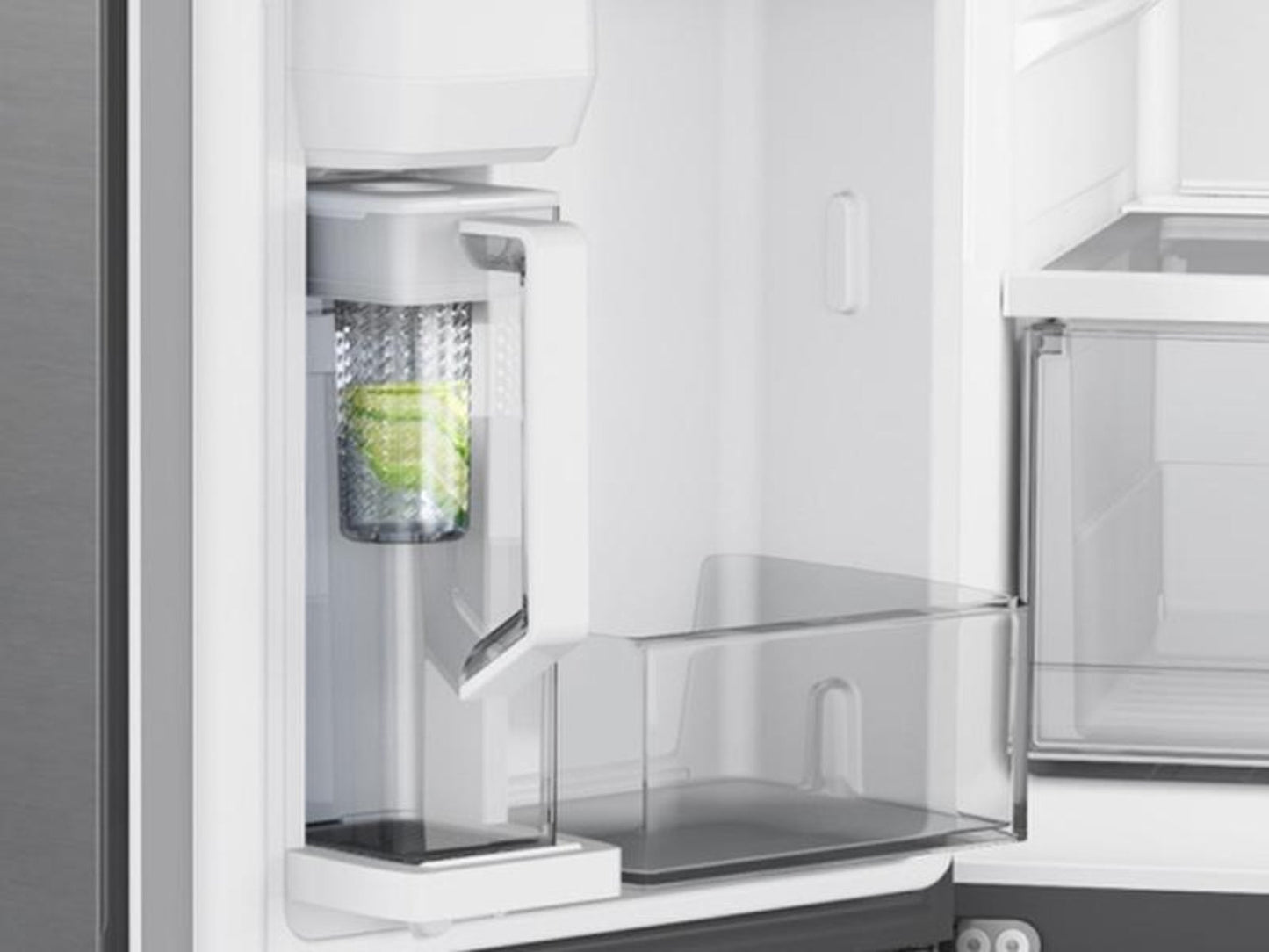 Samsung 23 cu. ft. Smart Counter Depth 4-Door Flex Refrigerator with AutoFill Water Pitcher - RF23A9071SR-KT