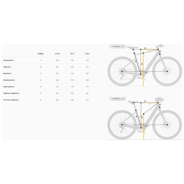 Fiido C21 36V/5.7Ah Gravel Step Over Electric Bike