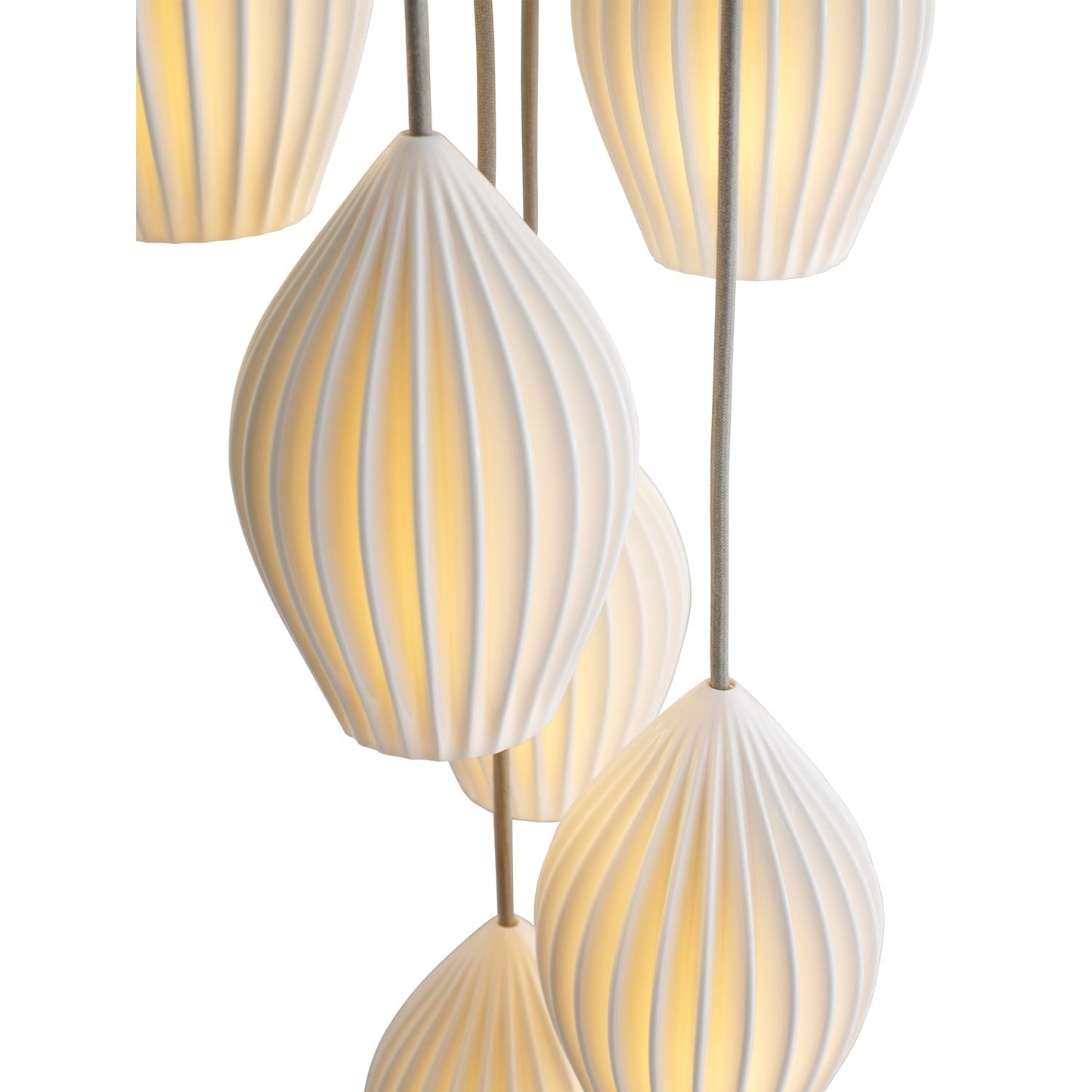 Original BTC Fin Pendant Grouping Of Seven