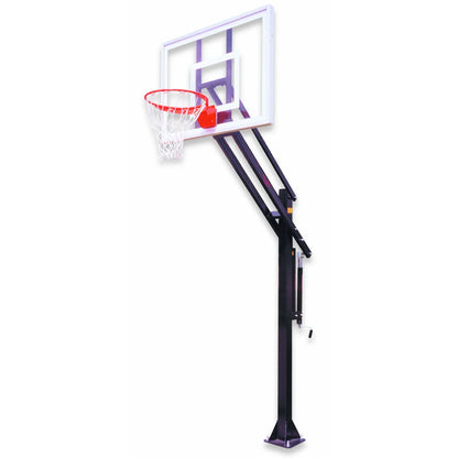 First Team Attack In Ground Adjustable Basketball Goal - Attack II