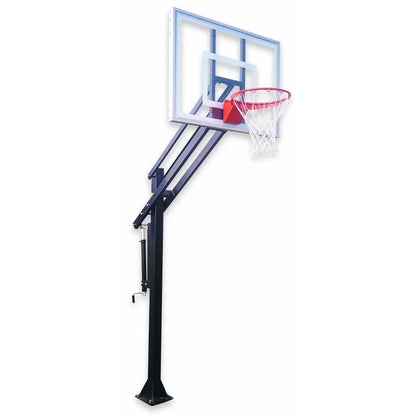 First Team Attack In Ground Adjustable Basketball Goal - Attack II