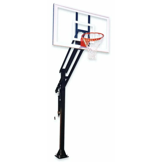 First Team Attack In Ground Adjustable Basketball Goal - Attack II