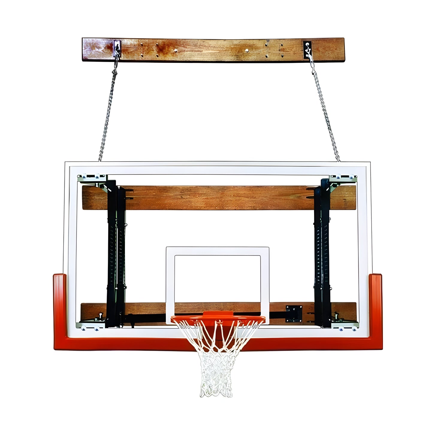 First Team FoldaMount68 Wall Mount Basketball Goal - FoldaMount68 Victory