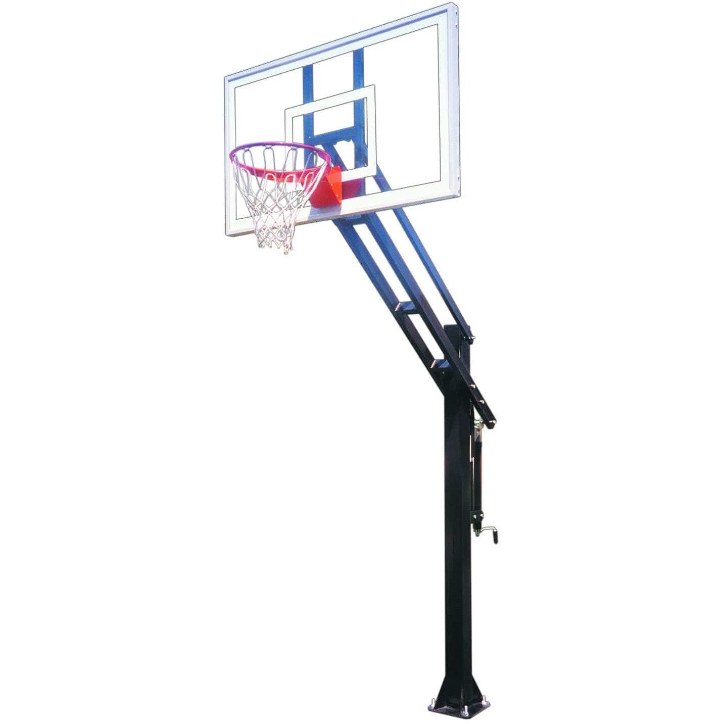 First Team Force In-Ground Adjustable Basketball Goal - Force IIIc