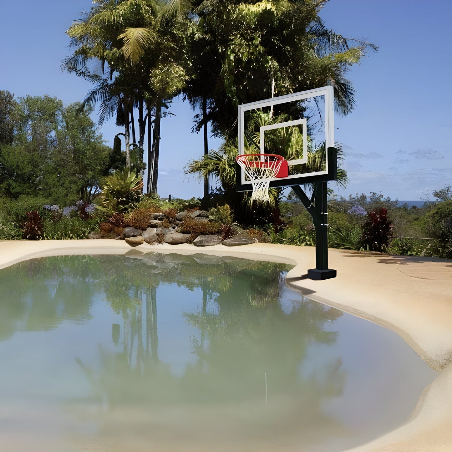 First Team HydroSport In-Ground Poolside Basketball Hoop - HydroSport II