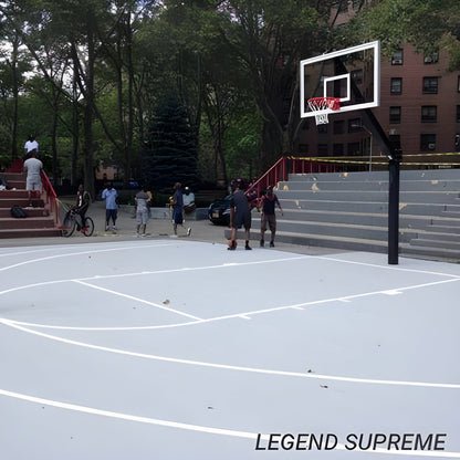 First Team Legend Fixed Height In-Ground Basketball Goal - Legend Supreme