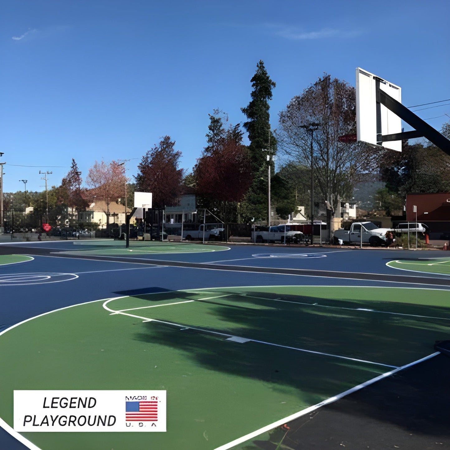 First Team Legend Fixed Height In-Ground Basketball Goal - Legend Supreme