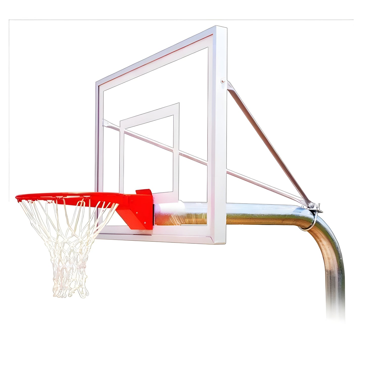 First Team RuffNeck Fixed Height In-Ground Basketball Goal - RuffNeck Extreme