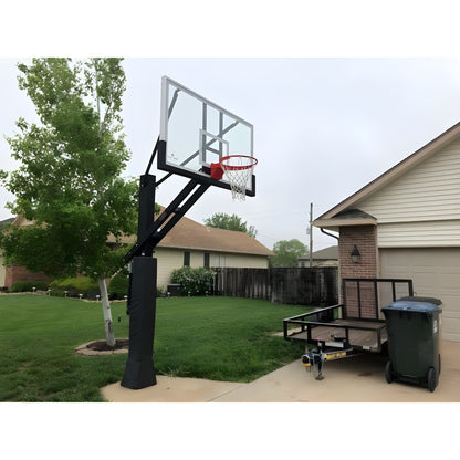 First Team Stainless Olympian In Ground Adjustable Basketball Goal - Stainless Olympian Supreme