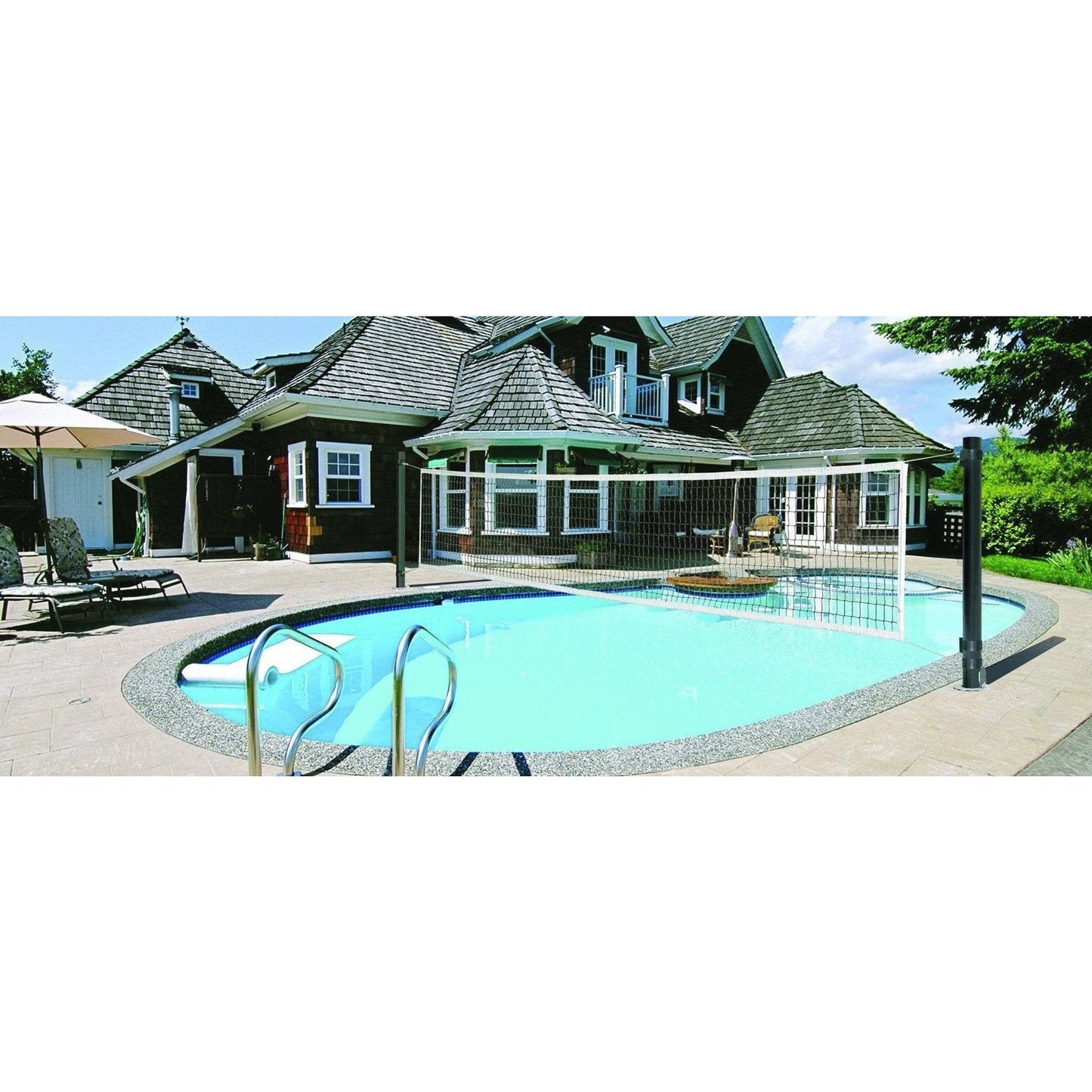 First Team Stellar Aqua Swimming Pool Volleyball Net System - Stellar Aqua-SP