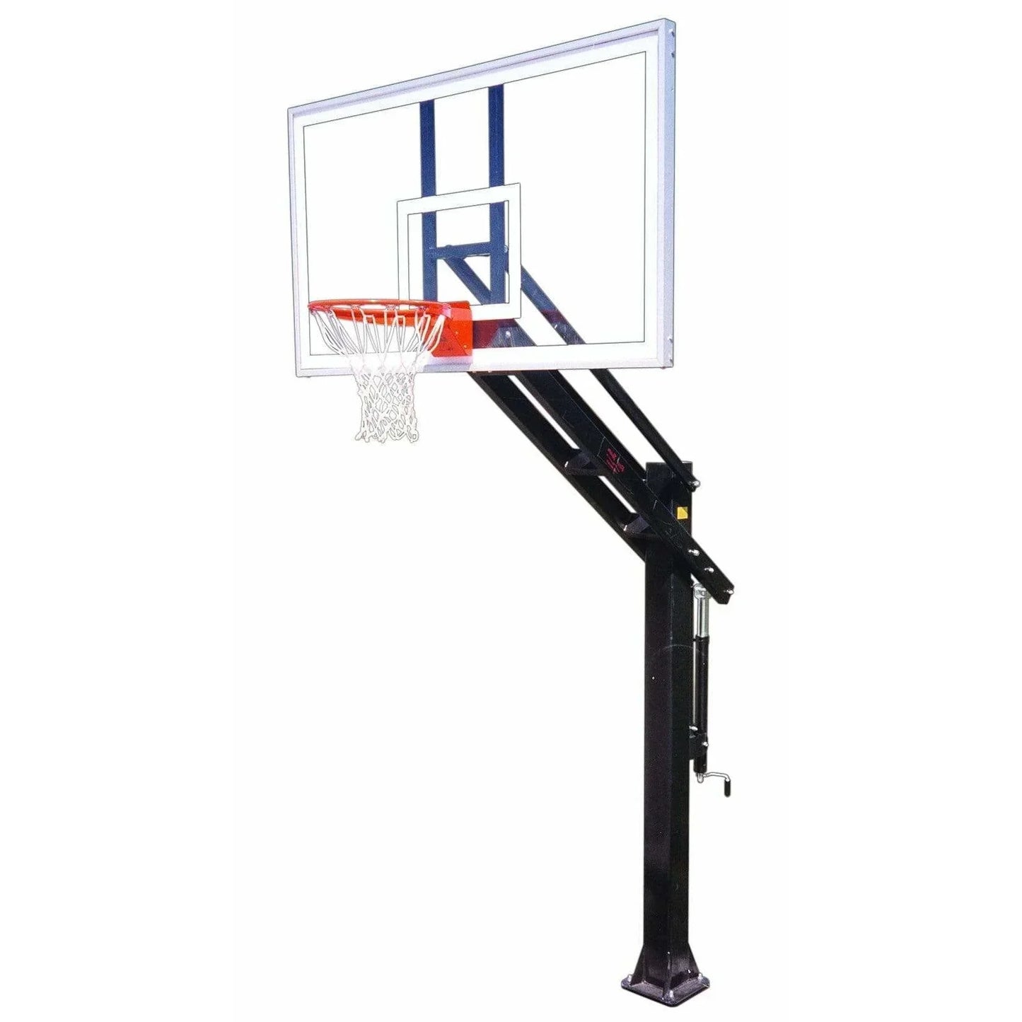 First Team Titan In Ground Adjustable Basketball Goal - Titan Supreme