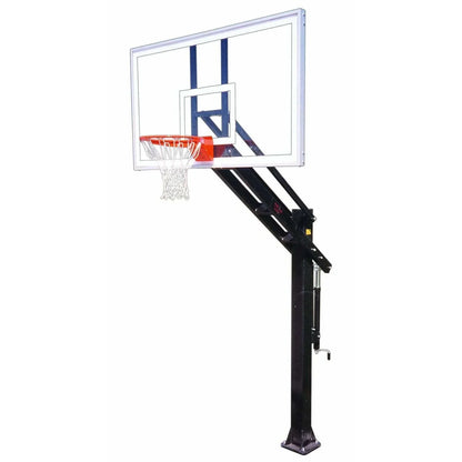 First Team Attack In Ground Adjustable Basketball Goal - Attack II