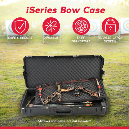 SKB Cases 3I-4217-db iSeries Double Rifle or Bow Case with Hard Plastic Exterior - 127725