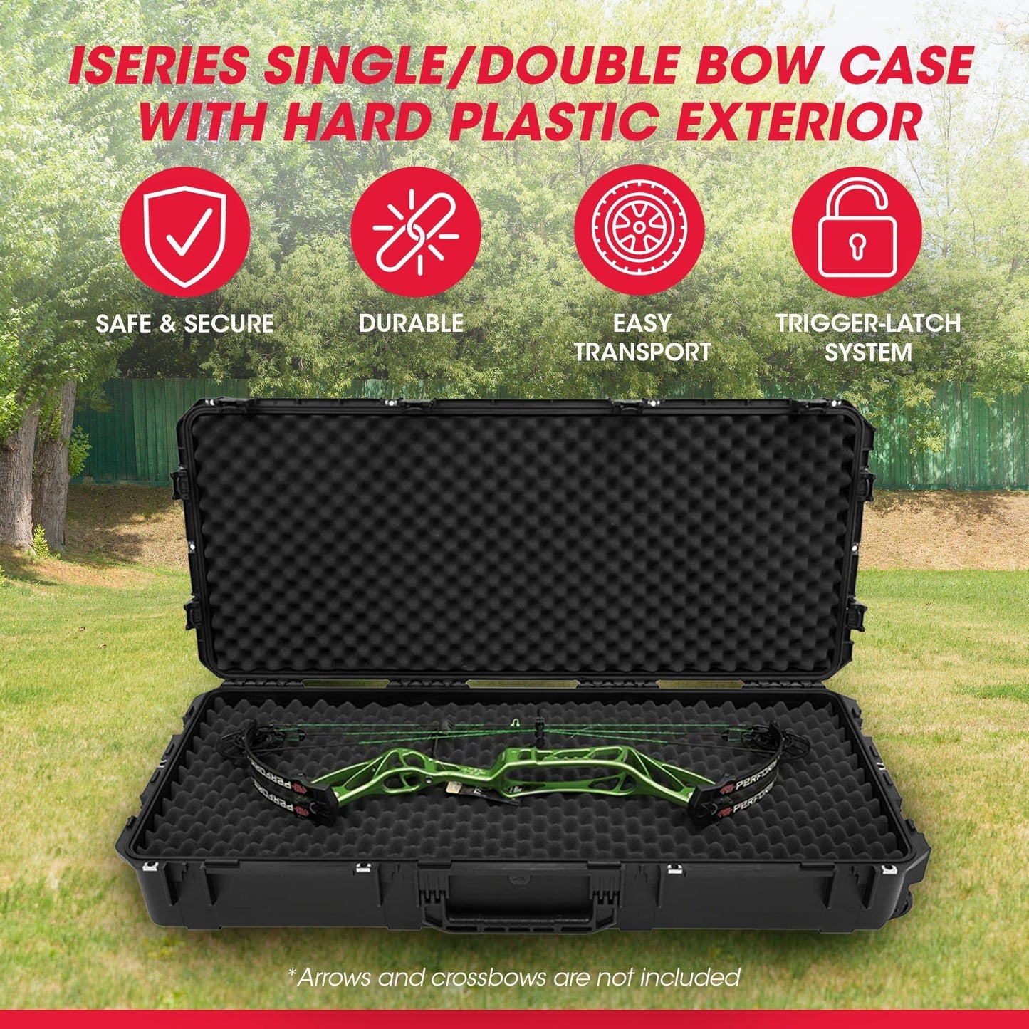 SKB Cases 3I-4719-PL iSeries Single/Double Bow Case with Hard Plastic Exterior - 127727