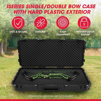 SKB Cases 3I-4719-PL iSeries Single/Double Bow Case with Hard Plastic Exterior - 127727