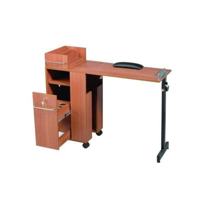 Pibbs Folding Manicure Table Wild Cherry Pibbs