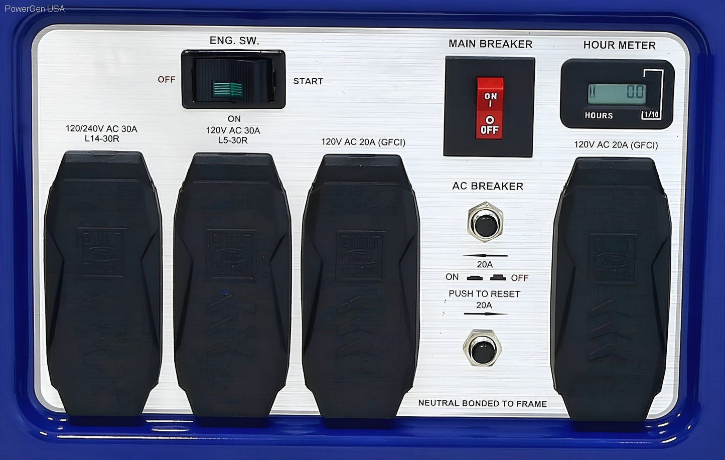 Ford-FG7750PBE 7,750W Dual Fuel Portable Generator with Switch & Go Technology - PowerGen USA - FG7750PBE