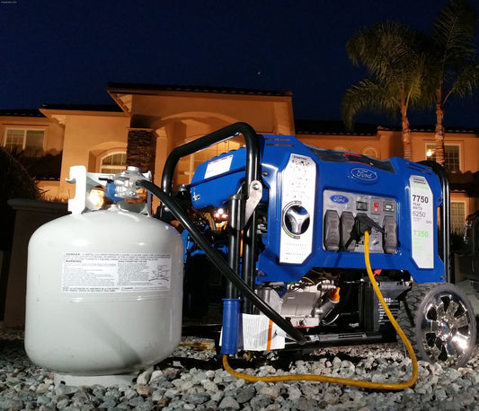 Ford-FG7750PBE 7,750W Dual Fuel Portable Generator with Switch & Go Technology - PowerGen USA - FG7750PBE