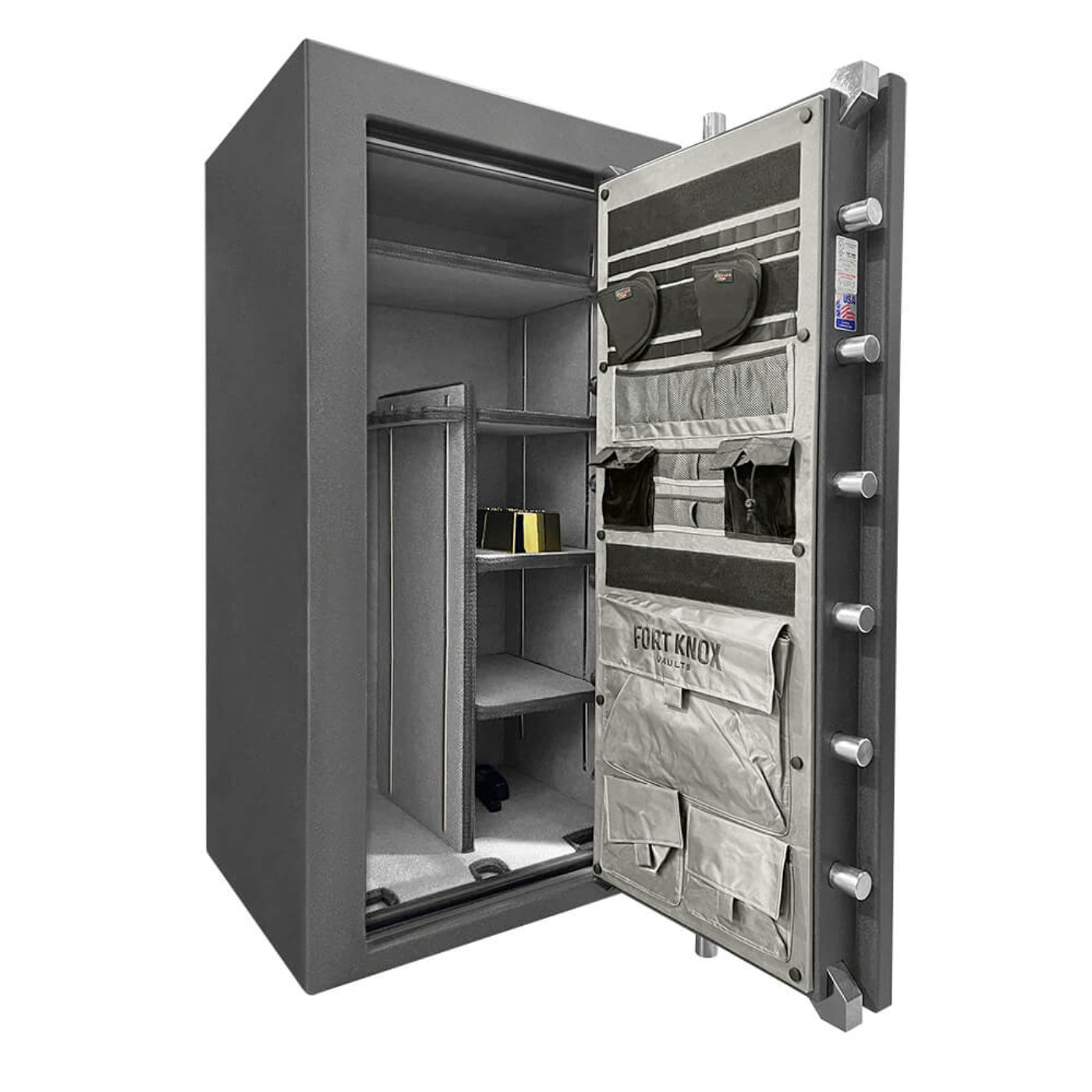 Liberty Safe Fort Knox Defender 6031 Gun Safe Dark Granite w/ Upgrades - FTK D-6031E Dark Granite