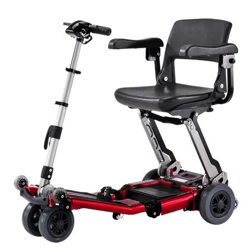 FreeRider Luggie Elite Bariatric 4-Wheel Mobility Scooter Red / 10.5AH Lithium-Ion / 15 miles