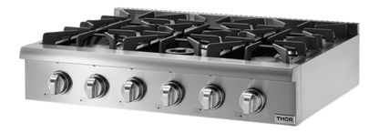 THOR KITCHEN HRT3618U Thor Kitchen 36-inch Professional Gas Rangetop - Model Hrt3618u - HRT3618U