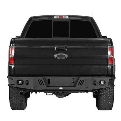 Hooke Road Full-Width Front Bumper & Rear Bumper Back Bumper(09-14 Ford F-150, Excluding Raptor)