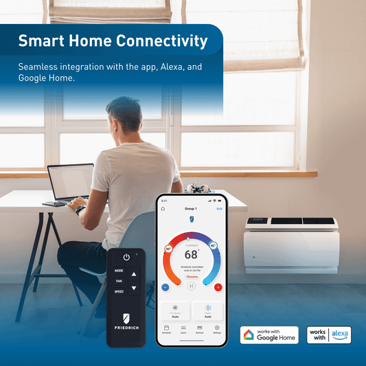 FRIEDRICH WHVT14B33A Friedrich WallMaster Inverter 14,000 BTU 230V Smart Through-the-Wall Air Conditioner with Heat Pump