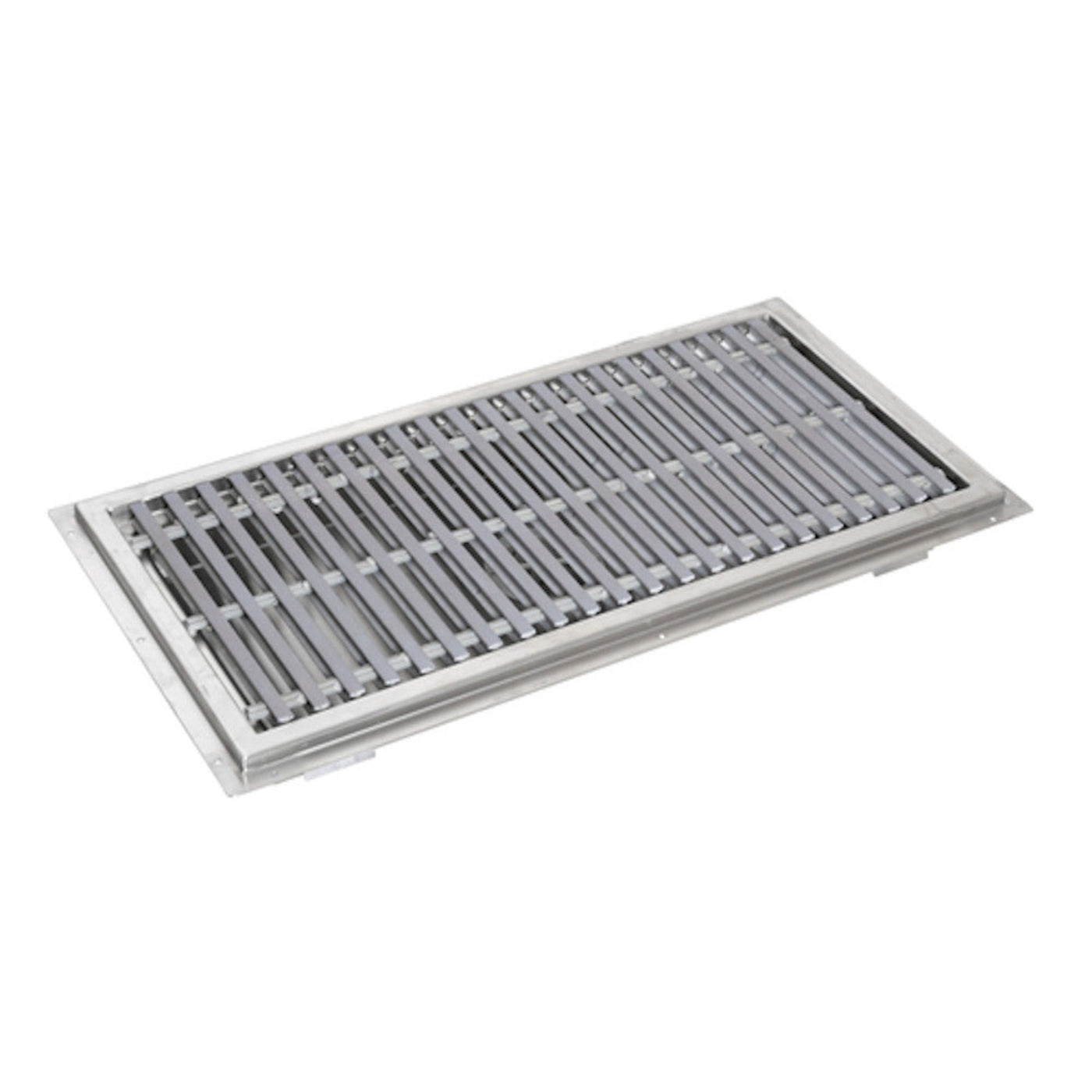 John Boos FTFG-1248 48" W x 12" D Floor Trough with Fiberglass Grating - JBFTFG1248