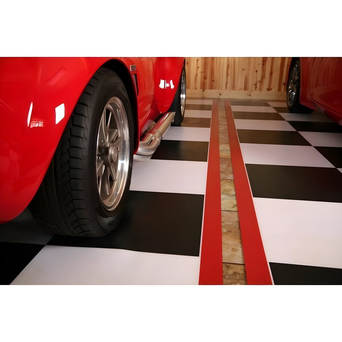 G-Floor Checkered Parking Pad - W75CT510CKBWBGC
