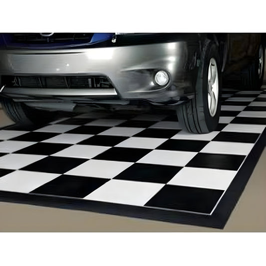 G-Floor Checkered Parking Pad - W75CT510CKBWBGC