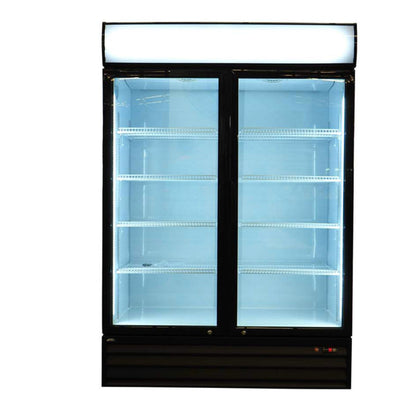 Chef AAA - L-GDC42, Commercial 2 Door Merchandiser Refrigerator - L-GDC42