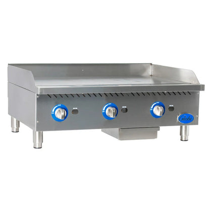Globe GG36G 36" Countertop Gas Griddle - 90,000 BTU - GLGG36G