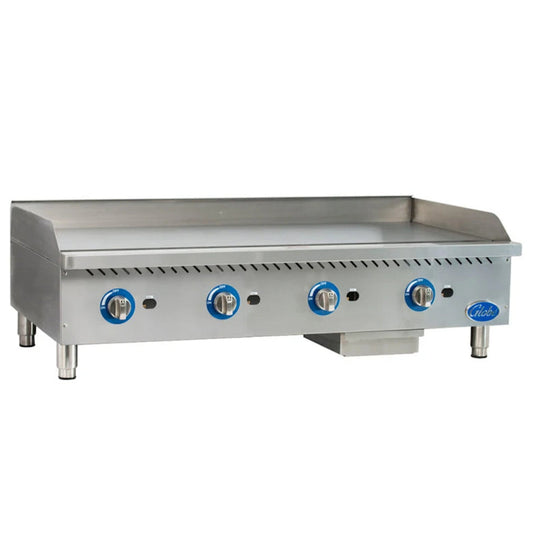 Globe GG48G 48" Countertop Gas Griddle - 120,000 BTU - GLGG48G