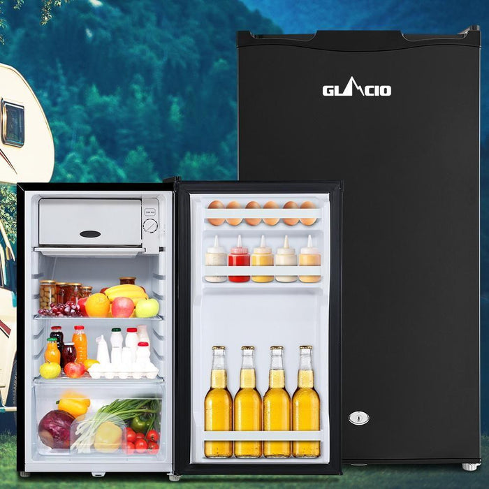 Glacio 95L Portable Fridge Bar Freezer Cooler Upright 12V/24V/240V