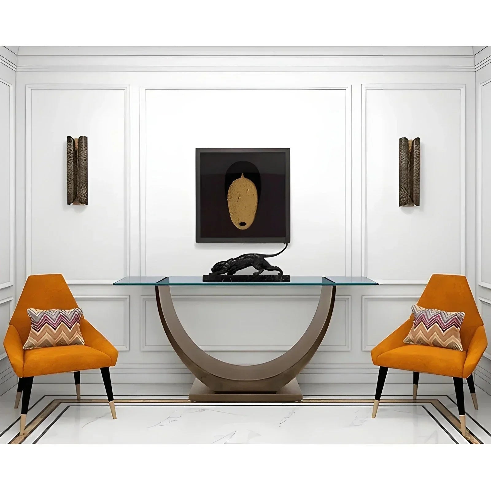 Greg Sheres Marseilles Bronze Console Table - CN-03B