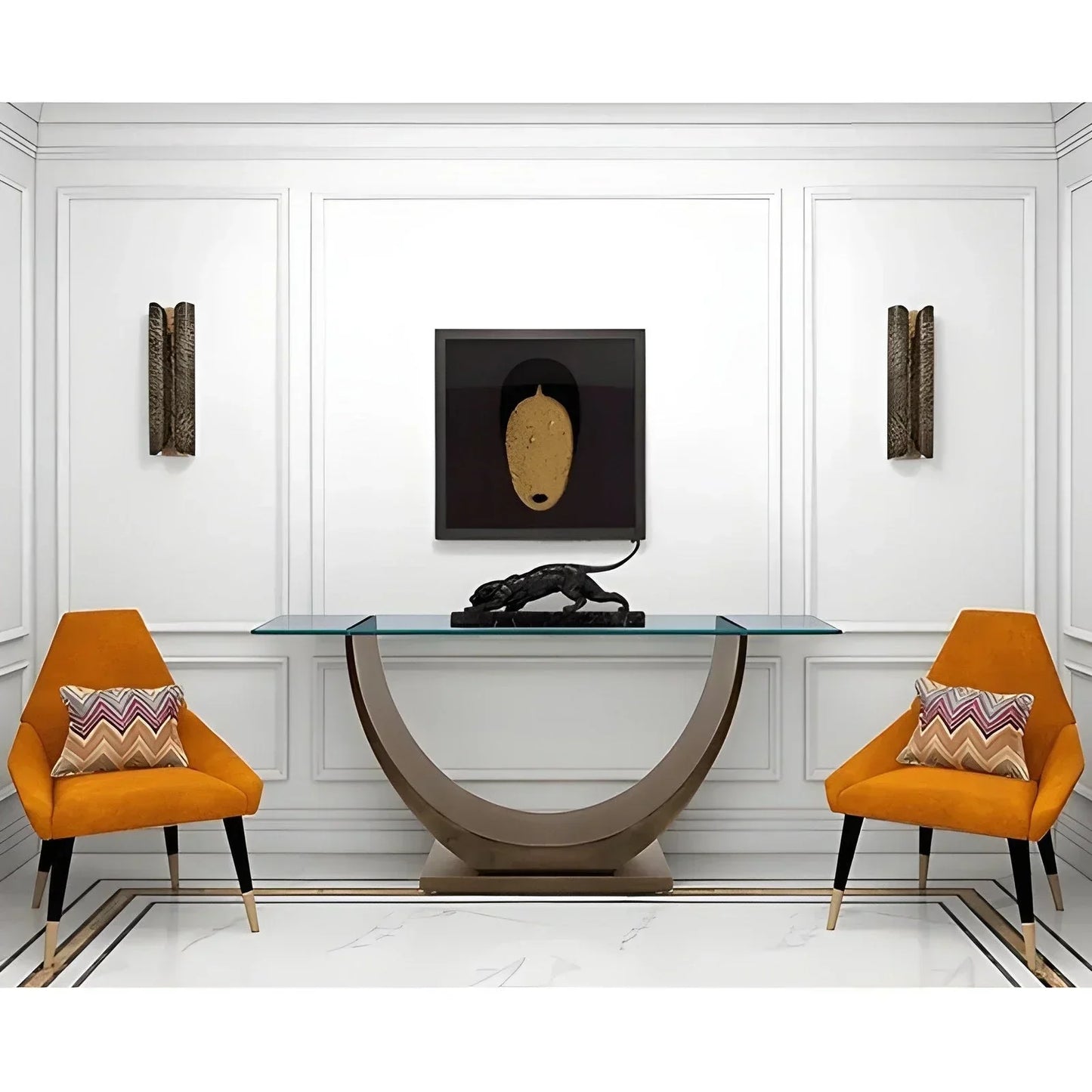 Greg Sheres Marseilles Bronze Console Table - CN-03B