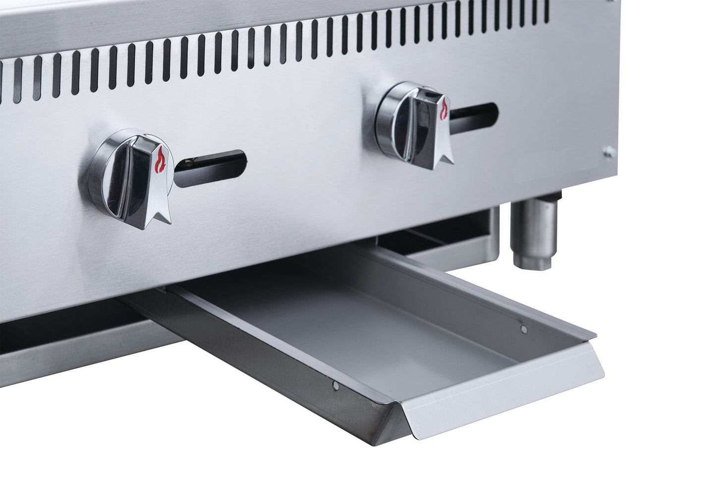 Chef AAA Commercial 48 in. Countertop with Griddle with 4 Burners NG - TCGM48