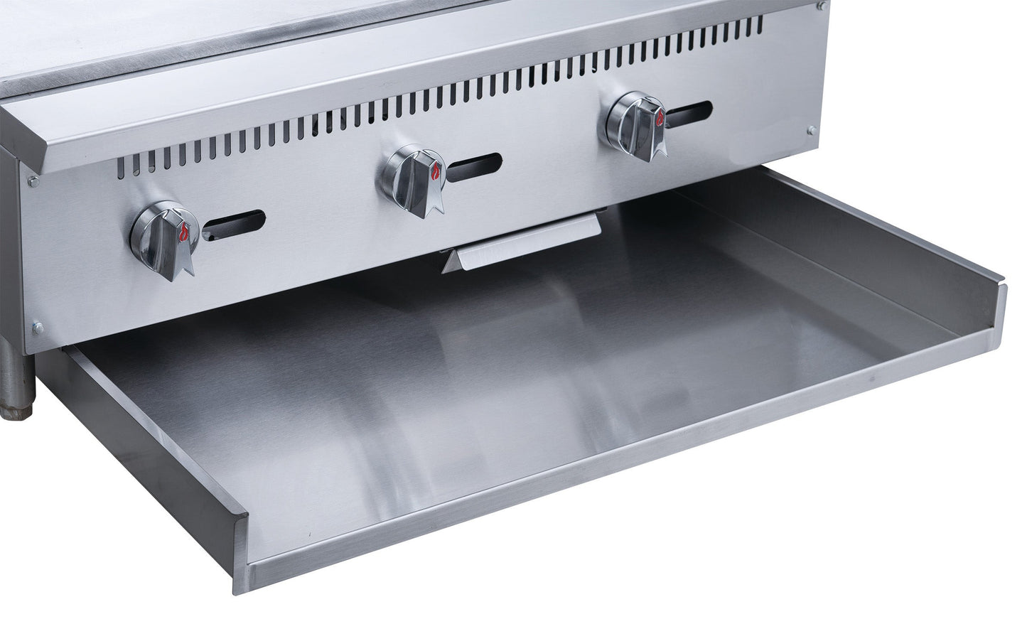Chef AAA Commercial 24 in. Countertop with Griddle with 2 Burners NG - TCGM24