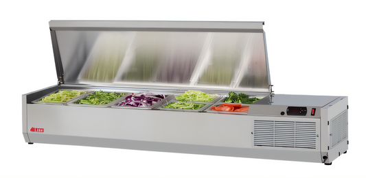 Turbo Air CTST-1200-N E-line Refrigerated Prep Tables - CTST-1200-N