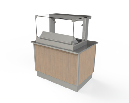 Vollrath 69718S-1-SL 4-Series Signature Server Induction-Based Warming Equipment - 69718S-1-SL