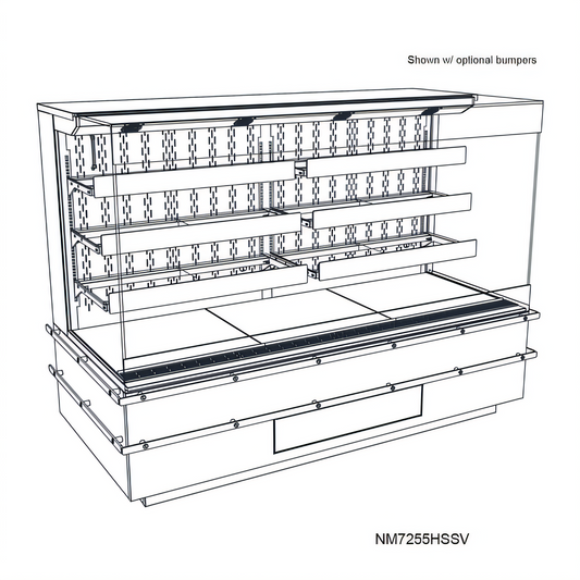 Structural Concepts NM7255HSSV Blend Hot Food Displays - NM7255HSSV