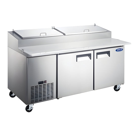 Grista - Pizza Prep Table E Series 2 Door - GRPZ-2D