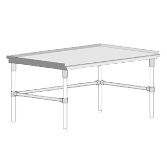 John Boos GS6-3648GBK Open Base Equipment Stand