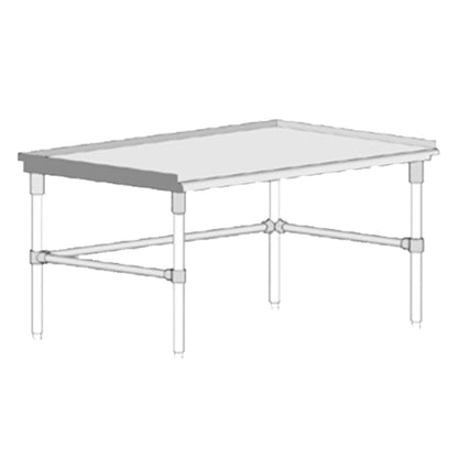 John Boos GS6-3648GBK Open Base Equipment Stand